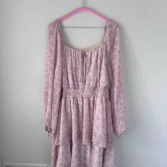 ARULA Light Pink Floral Mini Dress - Picture 2 of 2